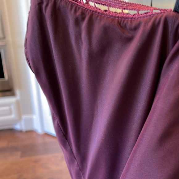 Trina Turk High Neck Lace Sheath Dress Plum 12 NWT - Picture 6 of 13